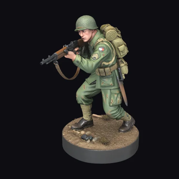 Soldier with Assault Rifle