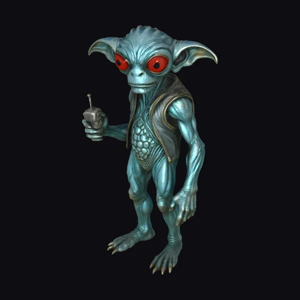 Alien Creature with Device