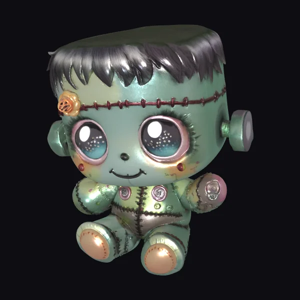 Cuddly Stitched Monster