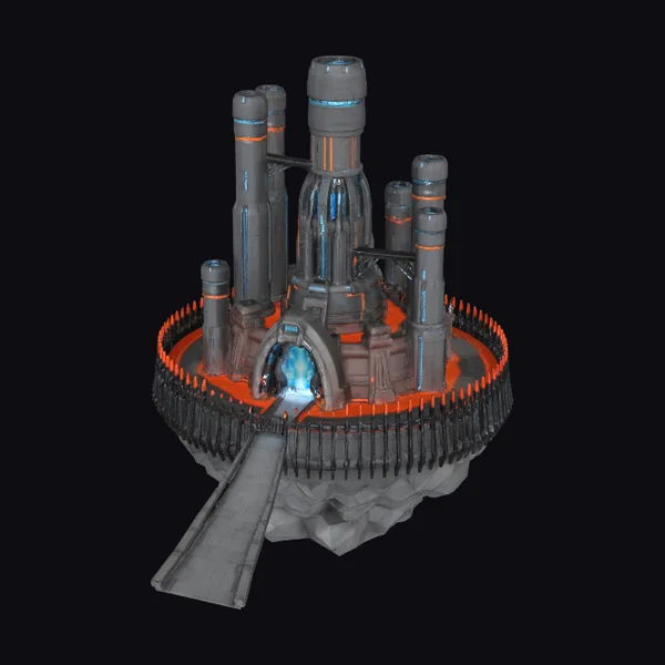 Futuristic Fortress Base