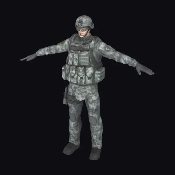 Soldier in Tactical Gear