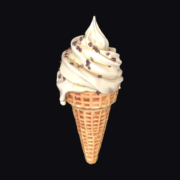 Vanilla Ice Cream Cone