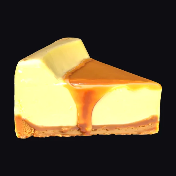 Caramel Cheesecake Slice