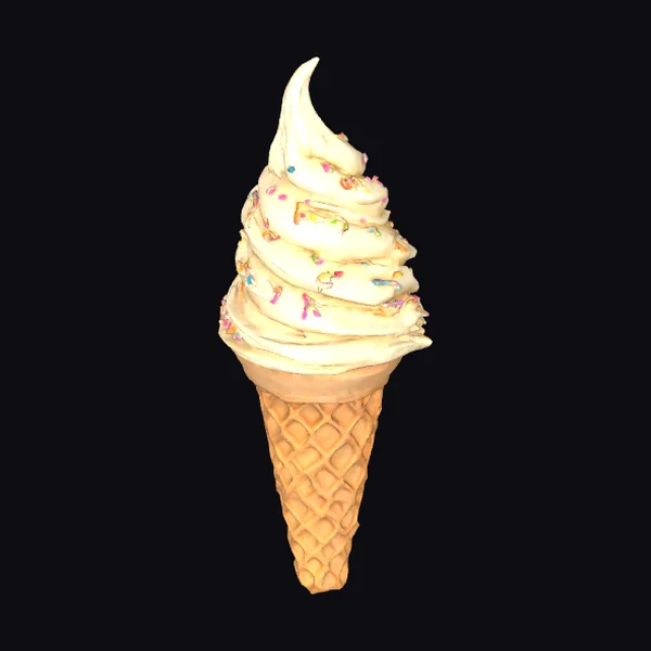 Vanilla Ice Cream Cone