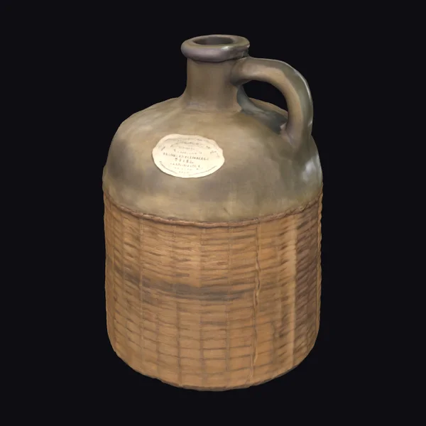 Vintage Wicker Demijohn