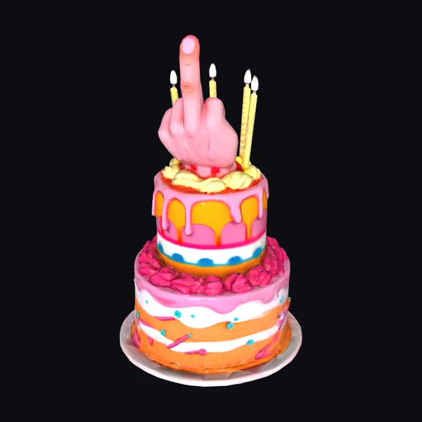 Two Tiered Birthday Cake