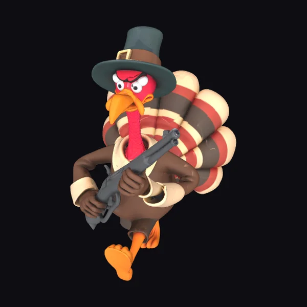 Angry Turkey Hunter