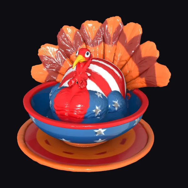 Patriotic Turkey Bowl