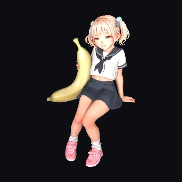 Girl with Banana