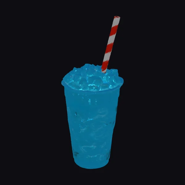 Blue Slushy Drink