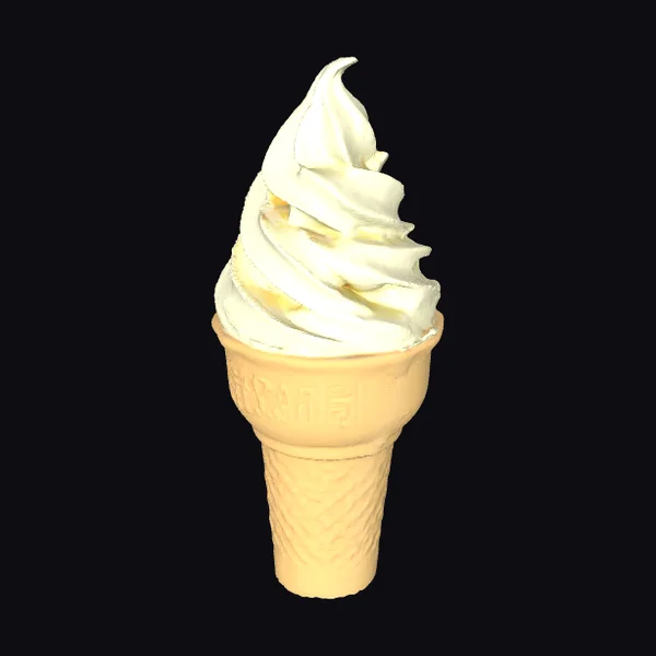 Vanilla Ice Cream Cone