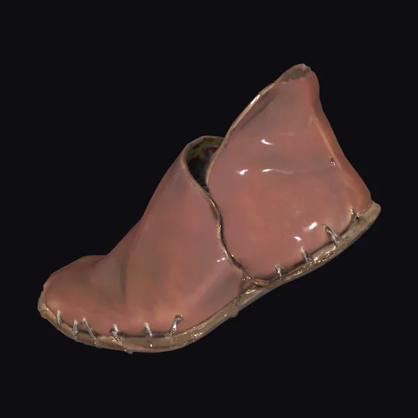 Brown Leather Moccasin Shoe