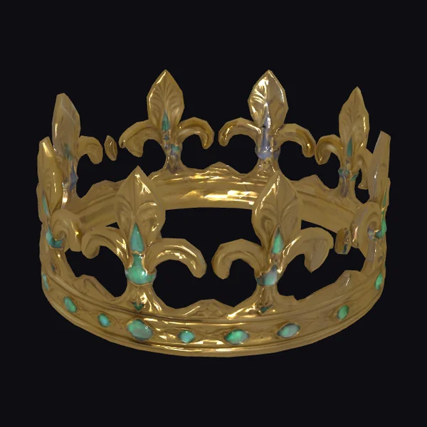 Gold Open Crown Jewelry