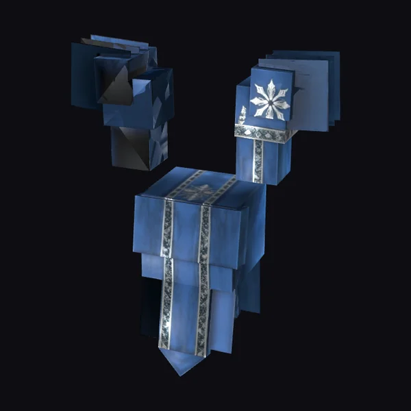 Wrapped Blue Gift Boxes