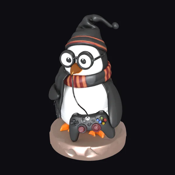 Penguin in Harry Potter Costume