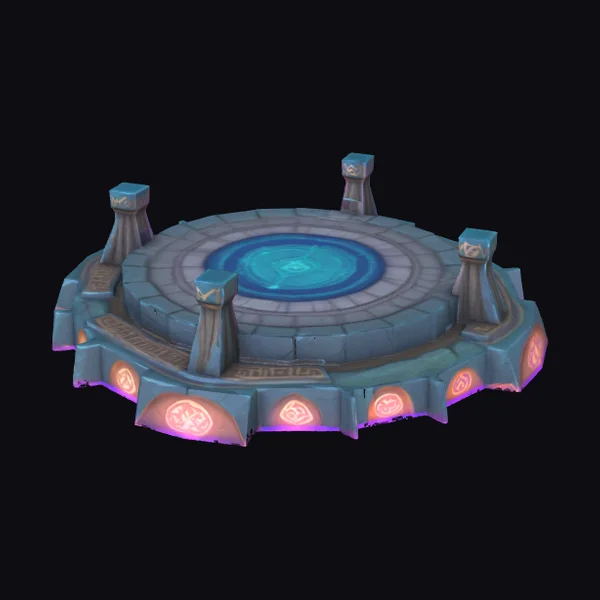 Ancient Magical Jump Platform