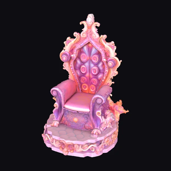 Coral Throne Sculpture