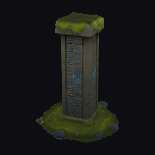 Ancient Stone Mystical Pillar