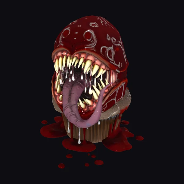 Bloody Cupcake Monster