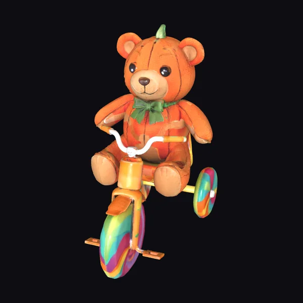 Pumpkin Teddy Tricycle