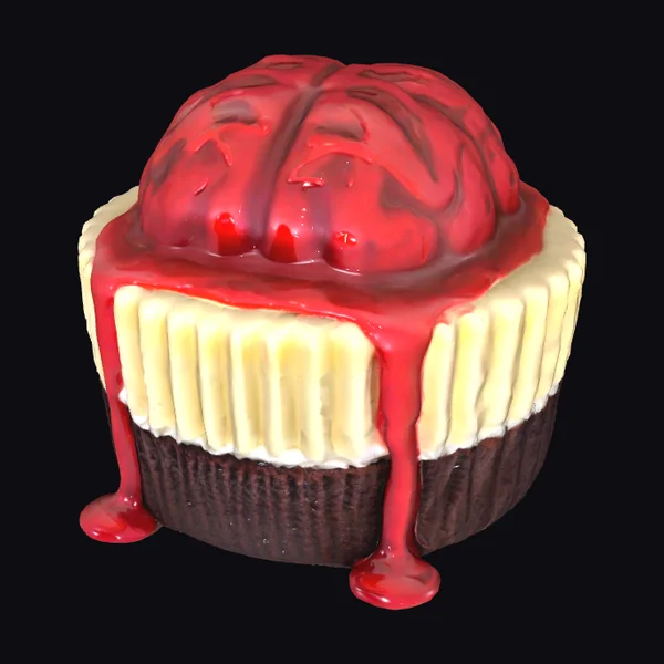 Bloody Brain Cupcake