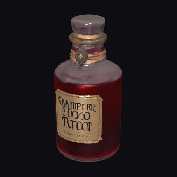 Vampire Elixir Bottle