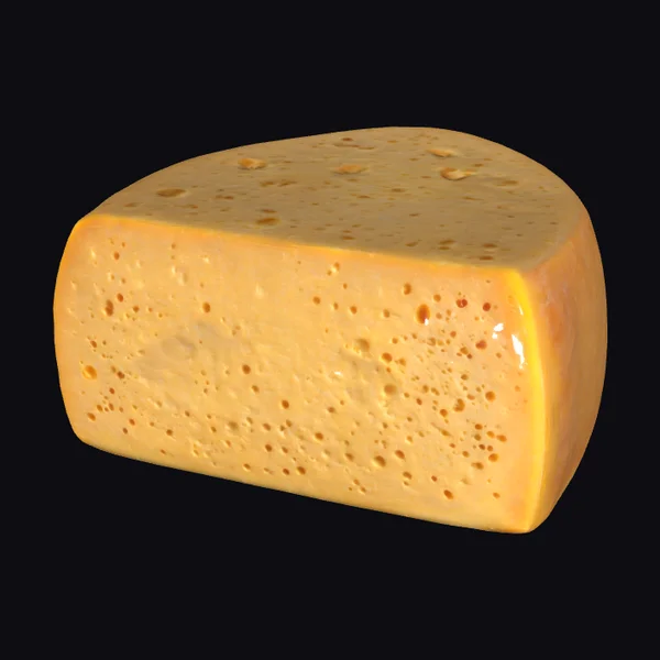 Block of Yellow Cheese