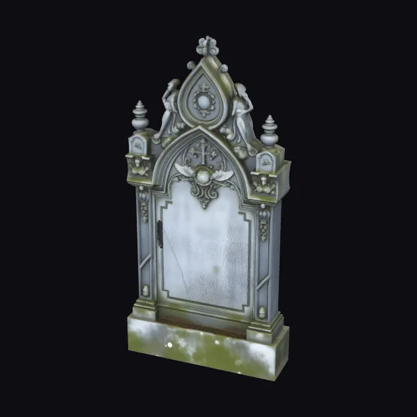 Ornate Gothic Gravestone