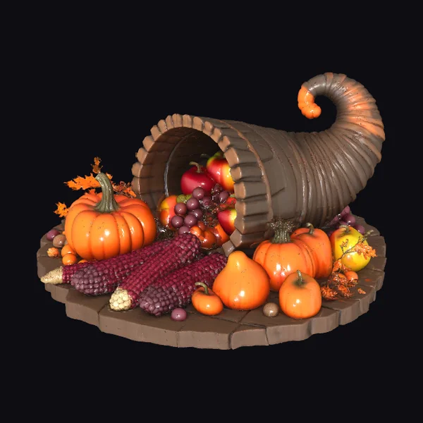 Autumn Harvest Cornucopia