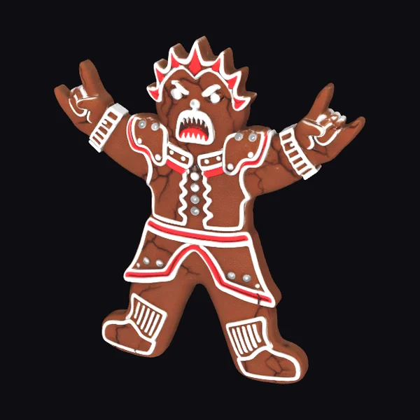 Angry Gingerbread Warrior
