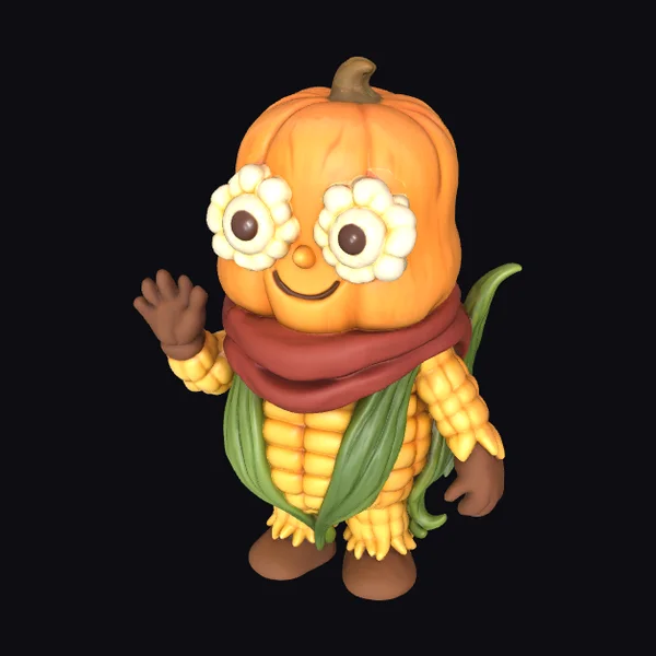 Pumpkin Corn Buddy