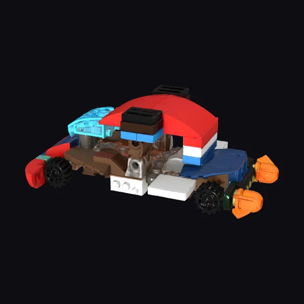 Colorful Toy Space Buggy