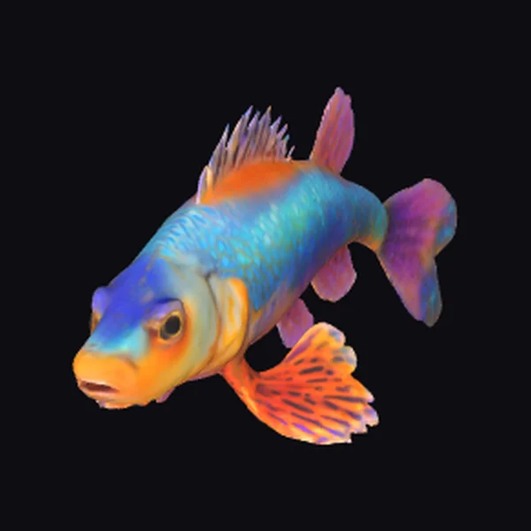 Vibrant Tropical Fish Model