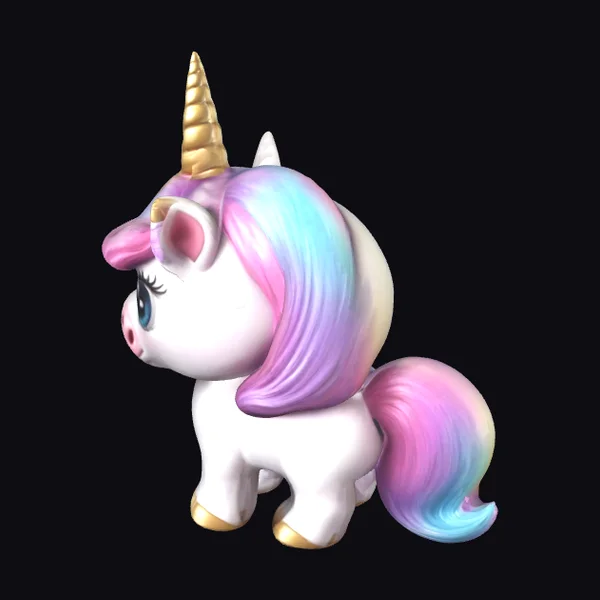 Cartoon Unicorn Figure