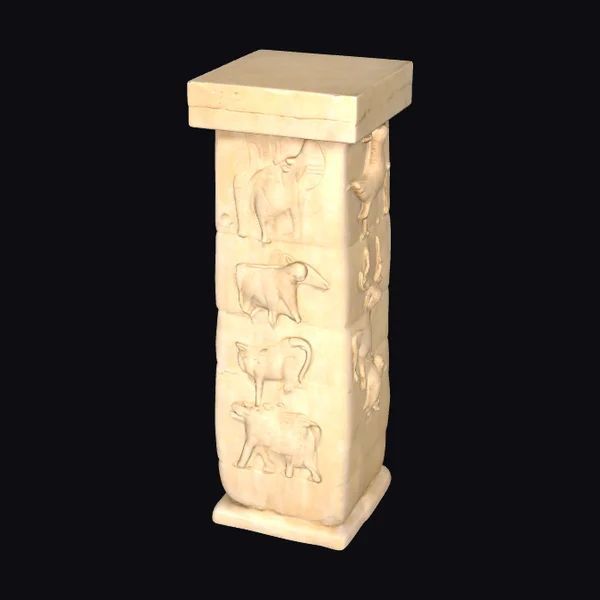 Ancient Limestone Column