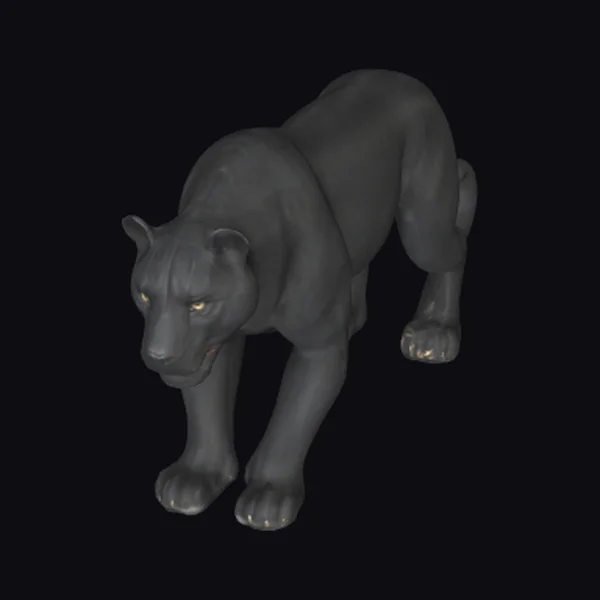 Black Panther Crouching