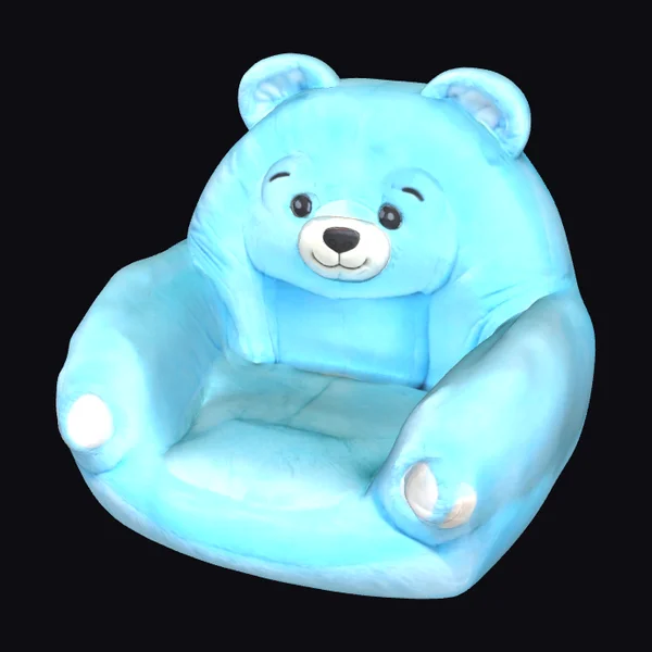 Cute Blue Bear Chair