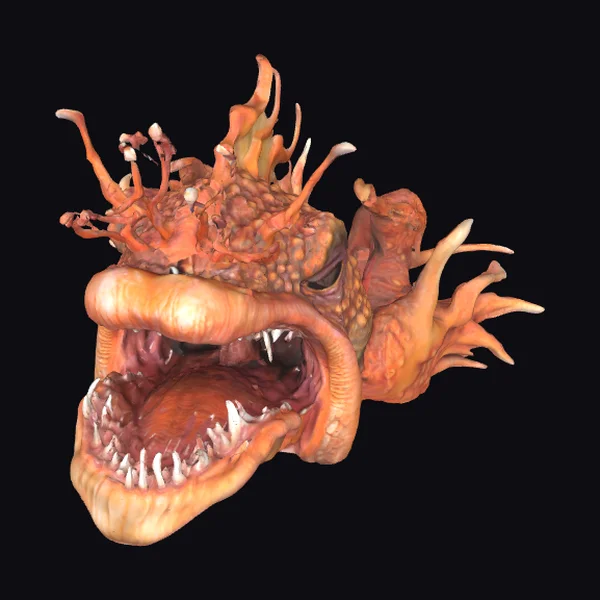 Anglerfish Monster Head