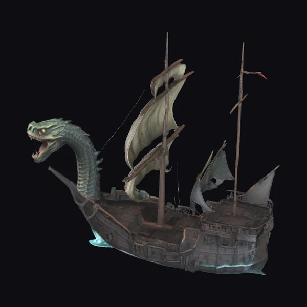 Pirate Ship Sea Serpent
