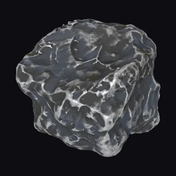 Dark Meteorite Fragment