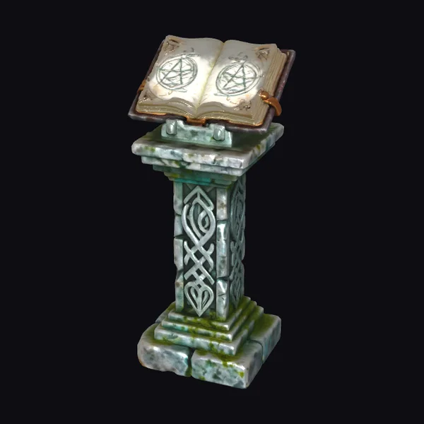 Ancient Celtic Pedestal Book