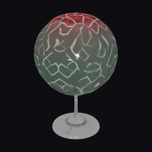 Cracked Glass Orb
