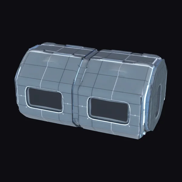 Futuristic Space Ship Room