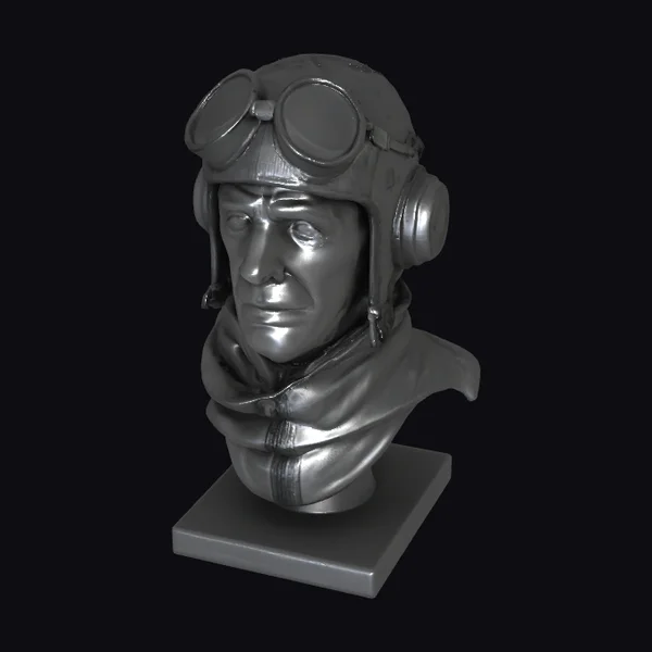WW1 Fighter Pilot Bust