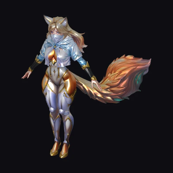 Golden Fox Warrior Maiden
