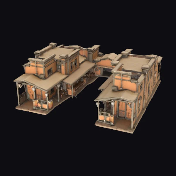 Western Town Buildings