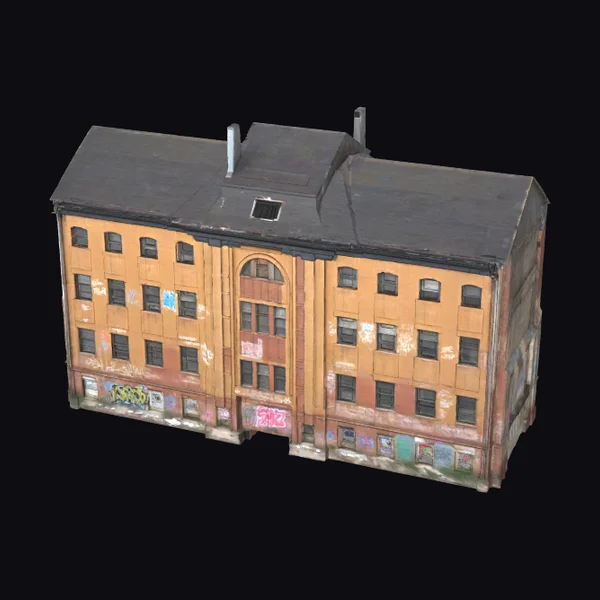 Abandoned Urban Building Corner