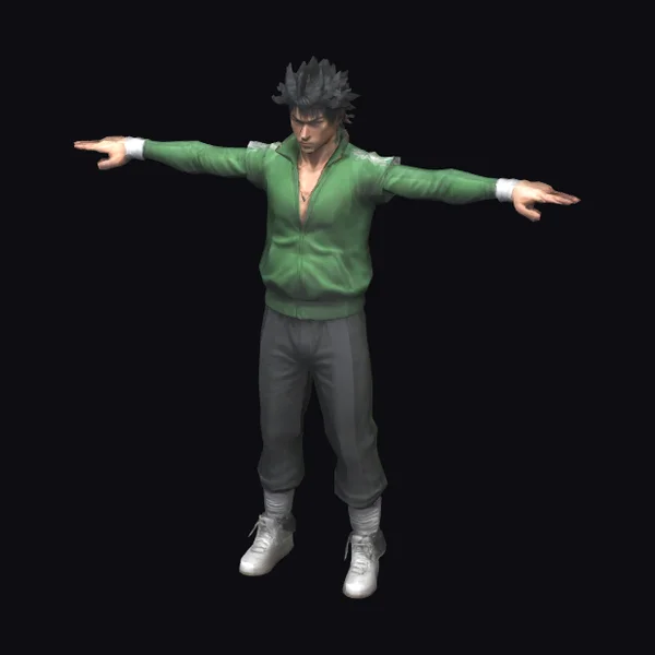 Young Japanese Male Athlete