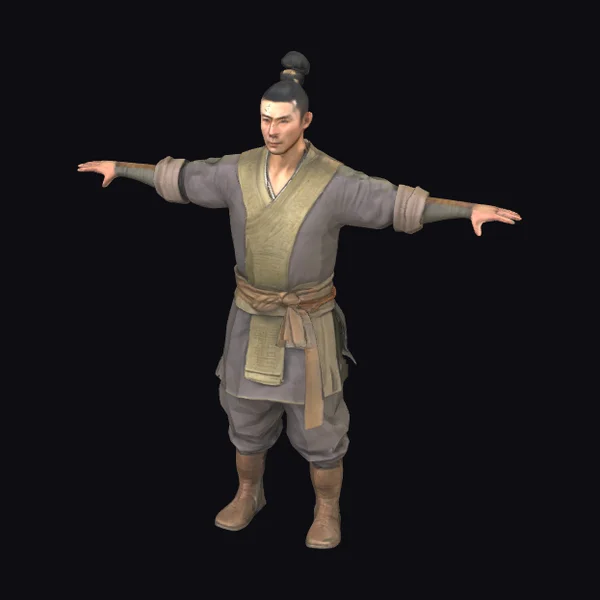 Ancient Chinese Male Warrior