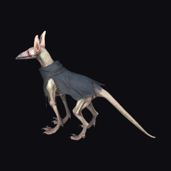 Alien Canine Creature